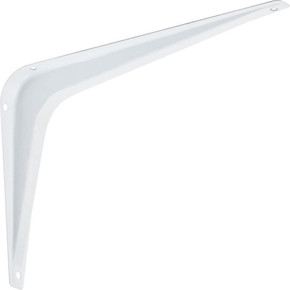 National Hardware Shelf Bracket - 8" X 10" - White