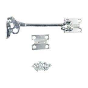 National Hardware Zinc Plated Steel Safety Gate Hook - 6" National Hardware Zinc Plated Steel Safety Gate Hook - 6"