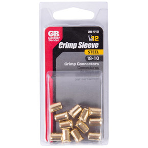 Gardner Bender #18-#10 Awg Zinc Plated Crimp Connector - 12 Pk Gardner Bender #18-#10 Awg Zinc Plated Crimp Connector - 12 Pk