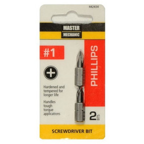 Master Mechanic Phillips Insert Bit Tip - 2 qt Master Mechanic Phillips Insert Bit Tip - 2 qt