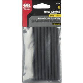 Gardner Bender Heat Shrink Tubing - 3/16" - Black