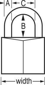 Master Lock 1-9/16" Wide Solid Brass Body Padlock - 2 Pk Master Lock 1-9/16" Wide Solid Brass Body Padlock - 2 Pk