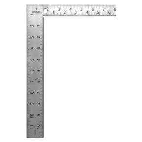 Johnson Level Professional Easy-read Steel Carpenter Square - 8" X 12" Johnson Level Professional Easy-read Steel Carpenter Square - 8" X 12"
