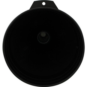 Lumax Black Plastic Funnel - Black
