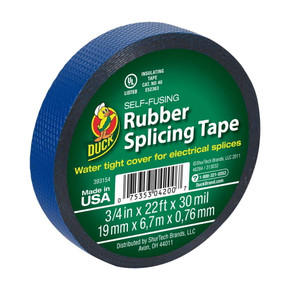Duck Brand Blue Self-fusing Rubber Splicing Tape - 3/4" X 22' Duck Brand Blue Self-fusing Rubber Splicing Tape - 3/4" X 22'