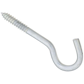 National Hardware Zinc Plated Screw Hook - 5/16" X 4-1/2"