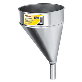 Lumax Galvanized Funnel Offset With Screen - 6 Qt