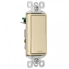 Pass & Seymour Illuminated Decorator Lighted Switch - Ivory