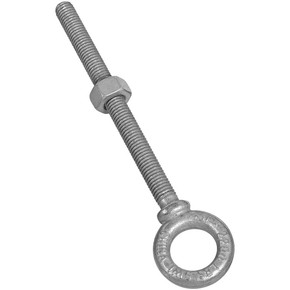 National Hardware Galvanized Forged Steel Eye Bolt - 1/2" X 6"