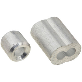 National Hardware V3231 Aluminum Ferrules And Stops - 1/8"