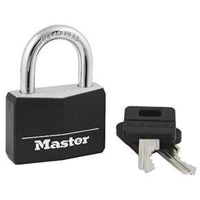 Master Lock Black Aluminum Padlock - 1-9/16"