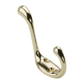 National Hardware Heavy Duty Coat/hat Hook - Brass