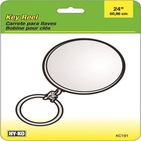 Hy-ko Slip-on Key Reel With Retractable Chain - 24"