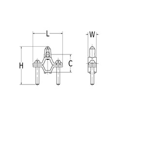 Burndy Die-cast Zinc Ground Clamp - 1/2" To 1"