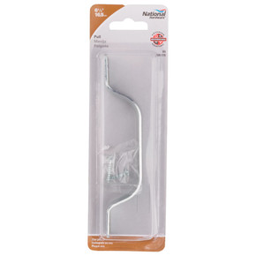 National Hardware Zinc Plated Door Pull - 6-1/2" National Hardware Zinc Plated Door Pull - 6-1/2"
