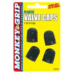 Monkey Grip Dome Type Valve Cap - 4 Pk