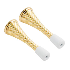 National Hardware Brass Spring Door Stop - 3"