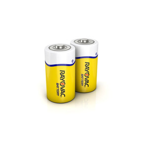 Rayovac Heavy Duty Zinc Carbon C Batteries - 2 Pk