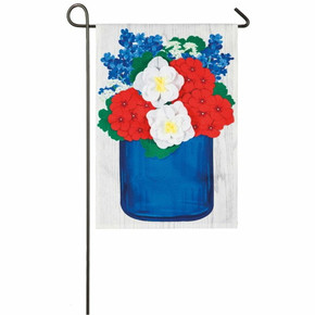 Evergreen Enterprises Patriotic Popsicles Textured Suede Garden Flag