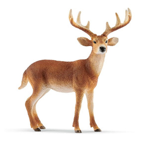 Schleich White-tailed Buck Figurine - 4-1/8" X 1-6/8" X 4-1/8"