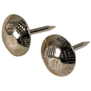 Hillman Nickel Hammered Head Furniture Nail - 25 Pcs Hillman Nickel Hammered Head Furniture Nail - 25 Pcs