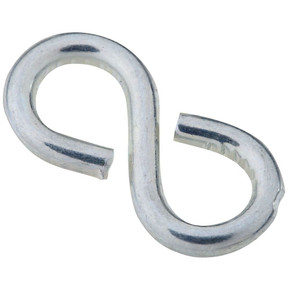 National Hardware Zinc Plated Closed S Hook - #813 X 7/8"