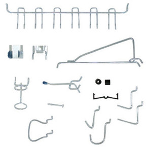 Crawford Locking Peg Hook Assortment - 47 pcs