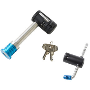 Master Lock Stainless Steel Receiver Lock With Adjustable Coupler Latch Lock - 5/8" Master Lock Stainless Steel Receiver Lock With Adjustable Coupler Latch Lock - 5/8"