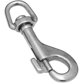 National Hardware Nickel Swivel Eye Bolt Snap - 1-1/4" X 4-1/4"