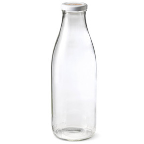 Le Parfait Milk Bottles With Cap - 1l, 6 Pack