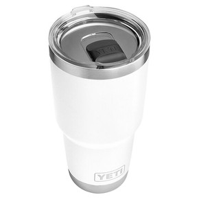 Rambler Lowball 10 oz White Tumbler w/MagSlider Lid by YETI at Fleet Farm