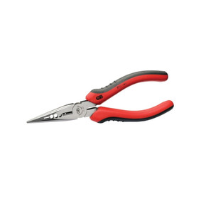 Gardner Bender Long Nose Plier With Cutter And Crimper - Red Gardner Bender Long Nose Plier With Cutter And Crimper - Red
