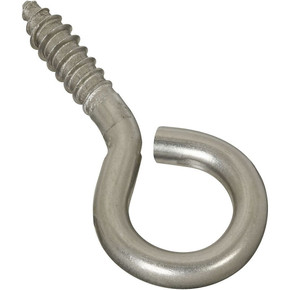 National Hardware #2 Stainless Steel Screw Eye - 2-5/8" National Hardware #2 Stainless Steel Screw Eye - 2-5/8"