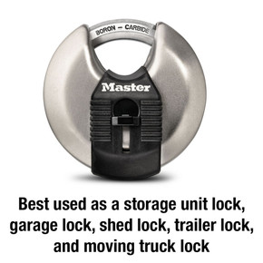 Master Lock Wide Magnum Stainless Steel Discus Padlock - 2-3/4"