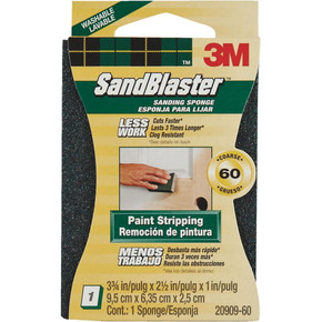 3M Sandblaster Coarse Sanding Sponge - 60 Grit 3M Sandblaster Coarse Sanding Sponge - 60 Grit