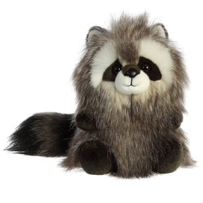 Luxe Boutique Gray Mika Raccoon Plush Toy - 9"