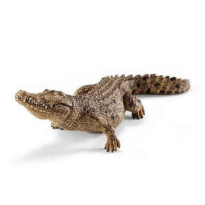 Schleich Crocodile Figurine - 7-1/8" X 2-5/8" X 2"