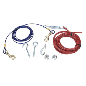 Coastal Pet Titan Aerial Dog Run Cable Tie Out - 50' Coastal Pet Titan Aerial Dog Run Cable Tie Out - 50'