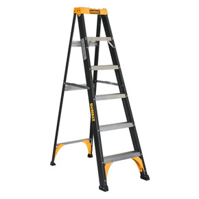 Dewalt 225 Lb Type Ii Fiberglass Step Ladder - 6'