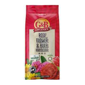 G&B Organics Rose, Flower & Bulb Fertilizer with MicroAlgae (4-6-2) G&B Organics Rose, Flower & Bulb Fertilizer with MicroAlgae (4-6-2)