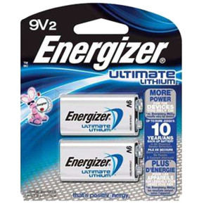 Energizer Ultimate Lithium Battery - 9v