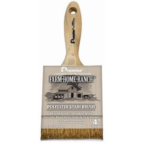 Premier Paint Roller Farm Home Ranch 100% Polyester Stain Brush - 4" Premier Paint Roller Farm Home Ranch 100% Polyester Stain Brush - 4"