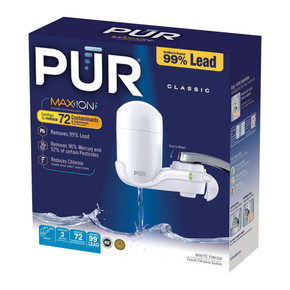 Pur Classic Faucet Mount Water Filtration System - White