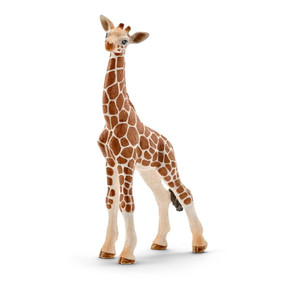 Schleich Giraffe Calf Figurine - 2-3/4" X 1-3/8" X 4-5/8"