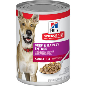 Hill's Science Diet Adult Beef & Barley Entree Dog Food - 13 oz