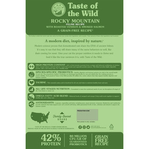 Taste of the Wild Rocky Mountain Feline Recipe Dry Cat Food Taste of the Wild Rocky Mountain Feline Recipe Dry Cat Food