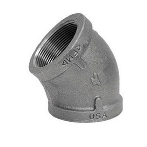 Anvil Pipe Fitting Galvanized 45 Degree Elbow - 1-1/4"