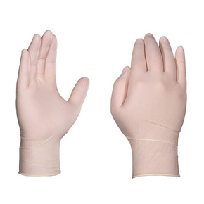 Ammex Lx3 Latex Powder Free Disposable Gloves - Ivory - 100 ct