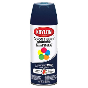 Krylon Colormaster Gloss Spray Paint + Primer - 12 oz - Regal Blue