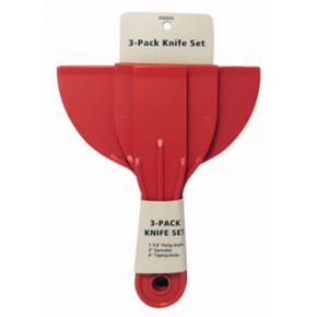 Master Painter Plastic Putty Knife Set - 3 pk